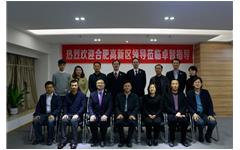 合肥高新区领导莅临爱游戏在线注册-官方网站参观考察